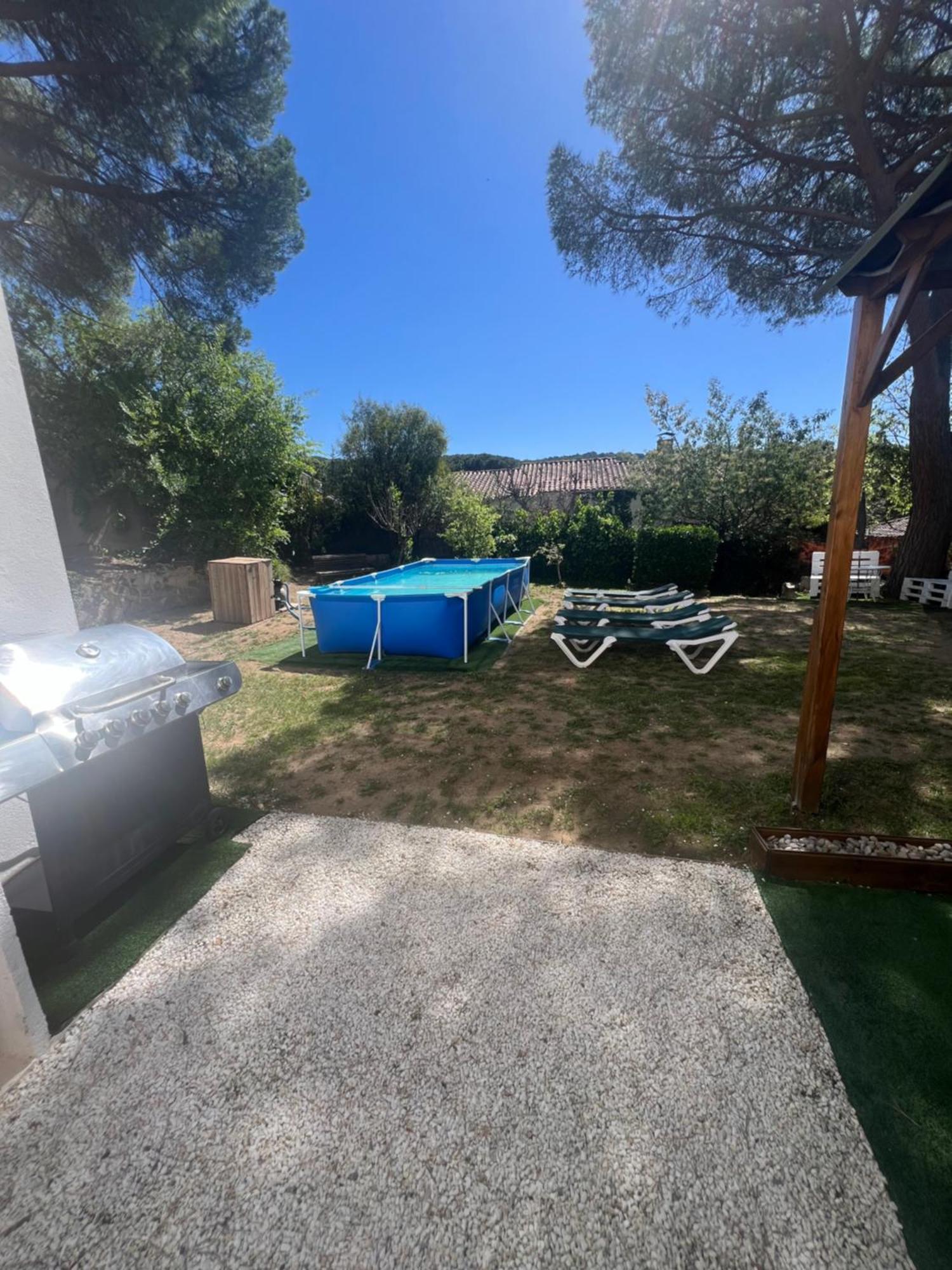 Apartamento Loft, Jardin Y Piscina Privada Romanya de la Selva Экстерьер фото